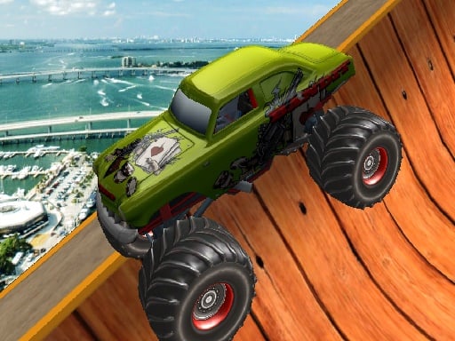 Monster Trucks Sky Stunts Play Free Online Game